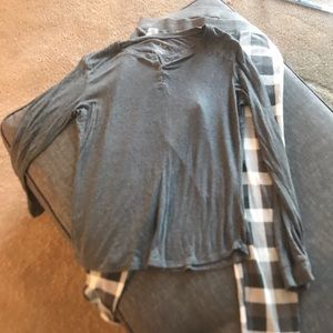 Cuddl Duds PJ set grey L NWOT